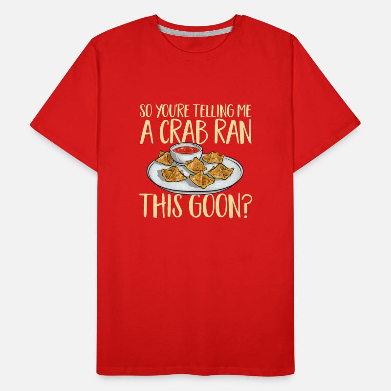 Krabben Rangoon Crab Rangoon Men's Premium Organic T-Shirt