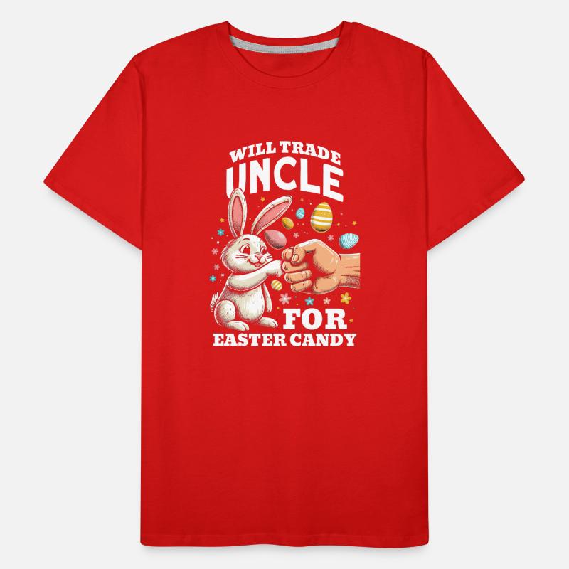 Will Trade Uncle For Easter Candy Männer Premium Bio T-Shirt