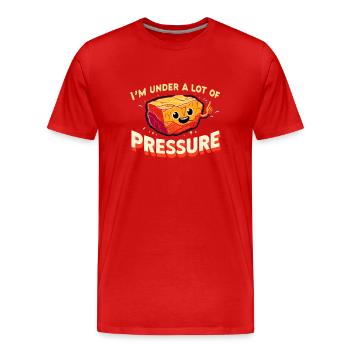 Geology Stone Hunt Agate Hunter Stone Collecting - Men's Premium Organic T-Shirt - red - Front - Damien (186cm)