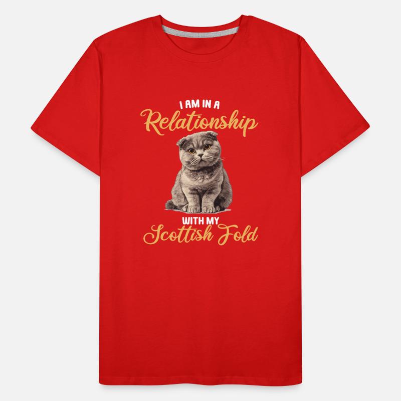 Scottish Fold Kitten Scottish Fold Cat Men's Premium Organic T-Shirt