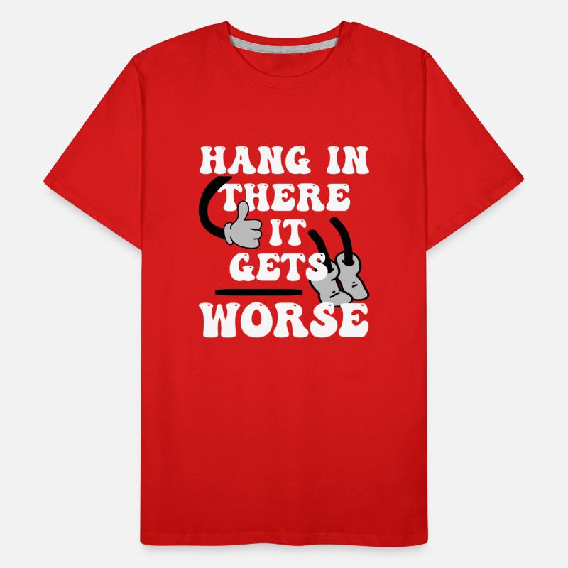Sarcasm funny and ironic Men's Premium Organic T-Shirt