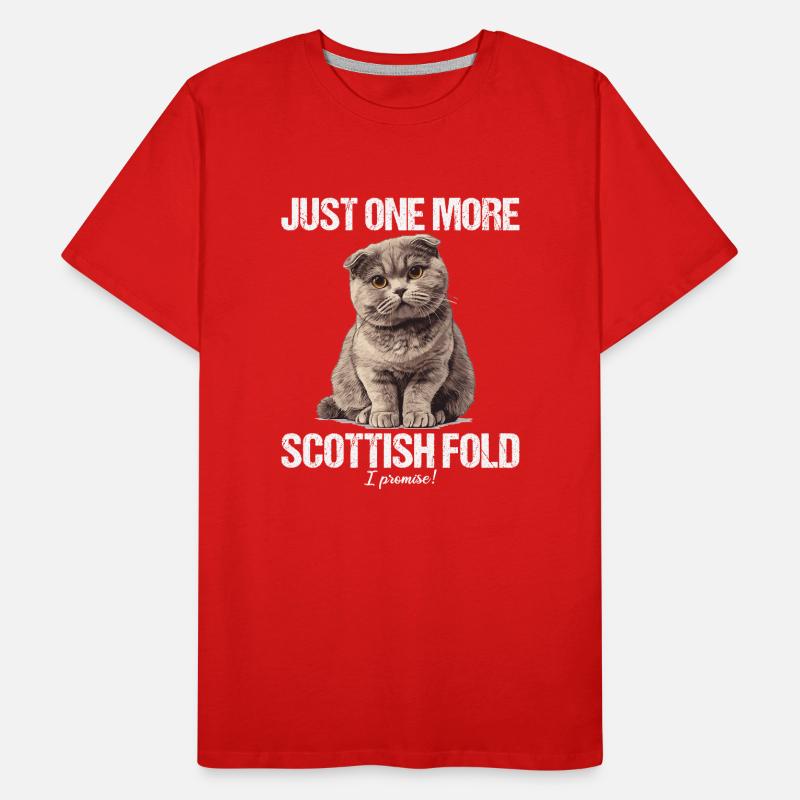 Scottish Fold Kitten Scottish Fold chat T-shirt bio Premium Homme