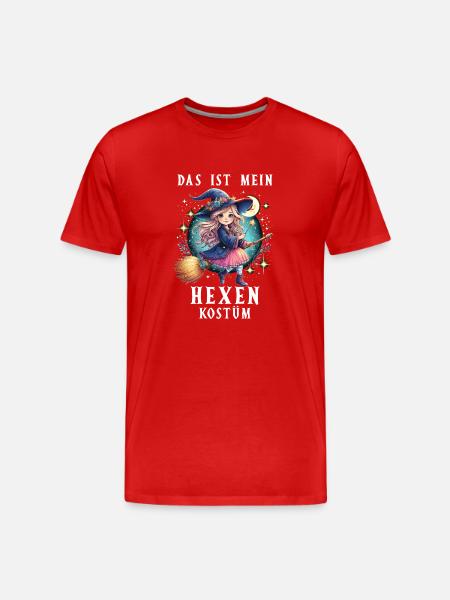 This Is My Witch Costume - Men's Premium Organic T-Shirt - red