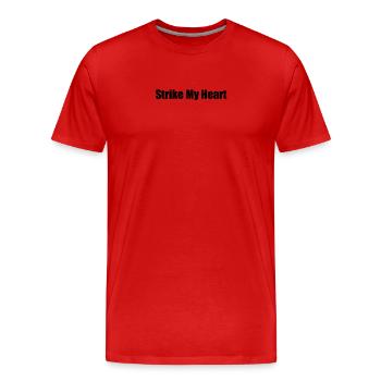 Bowling - Strike My Heart - Männer Premium Bio T-Shirt - Rot - Vorne - Damien (186cm)