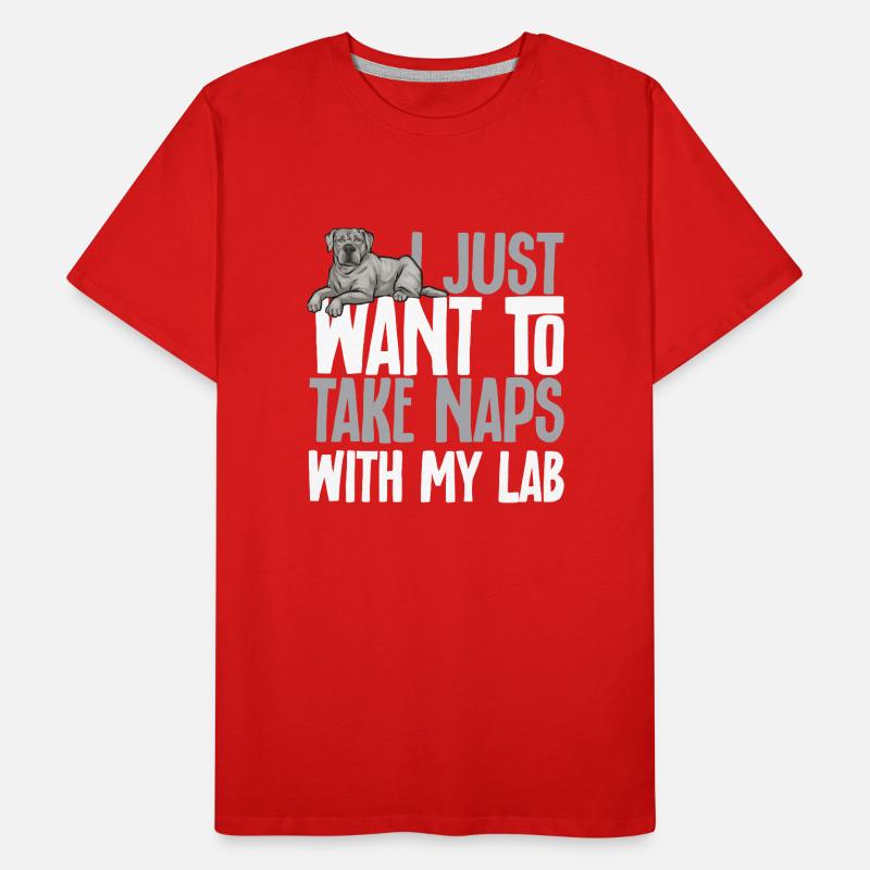Silver Labrador Retriever Silver Lab T-shirt bio Premium Homme
