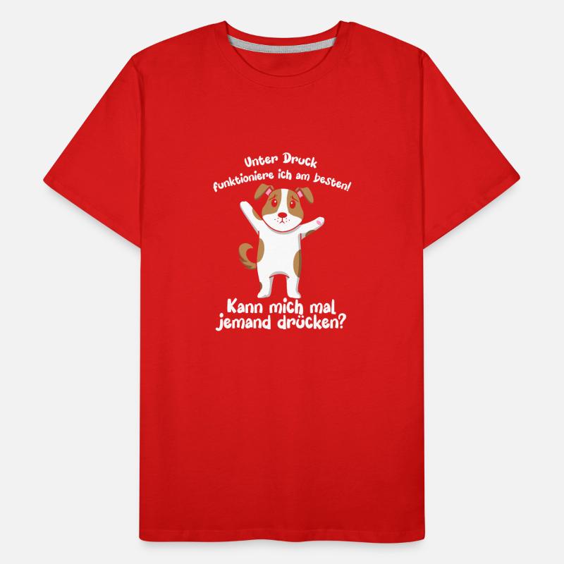 I function best under pressure Men's Premium Organic T-Shirt