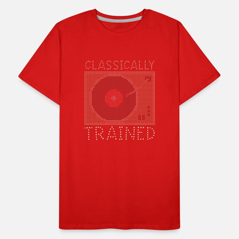 Classically Trained Vintage Turntables Men's Premium Organic T-Shirt