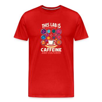 Microbiologist Microbiology Lab Staph Biology - Männer Premium Bio T-Shirt - Rot - Vorne - Damien (186cm)