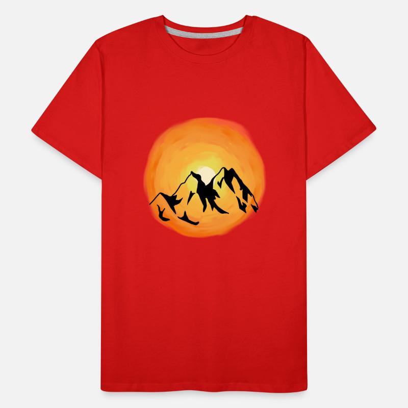 Sunshine Mountains Mountain Summit Alpiniste T-shirt bio Premium Homme