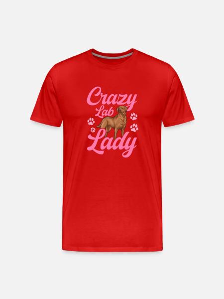 Fuchsroter Labrador Retriever Fox Red Labrador - Men's Premium Organic T-Shirt - red