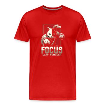 Kung Fu Chinesisches Kung Fu Asiatisches Kung Fu - Männer Premium Bio T-Shirt - Rot - Vorne - Damien (186cm)