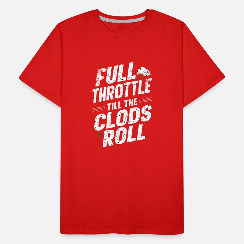 Tractor Pulling Tractor Pulling Tractor Power Farm Men's Premium Organic T-Shirt