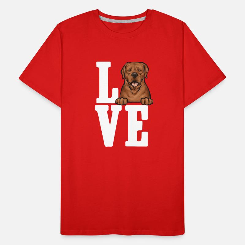 Fuchsroter Labrador Retriever Fox Red Labrador Männer Premium Bio T-Shirt