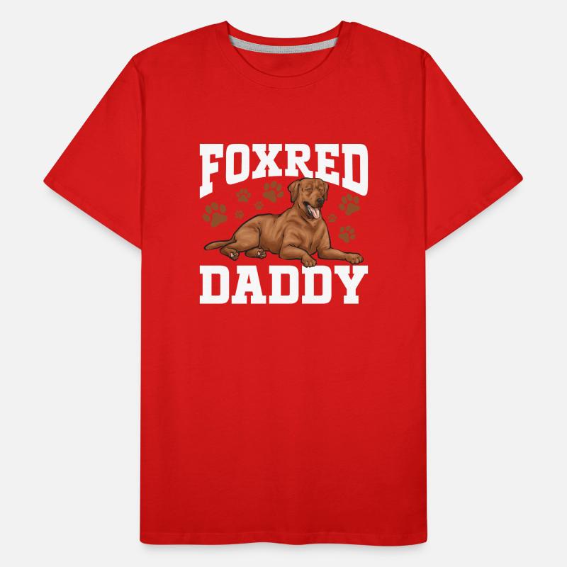 Fuchsroter Labrador Retriever Fox Red Labrador Männer Premium Bio T-Shirt