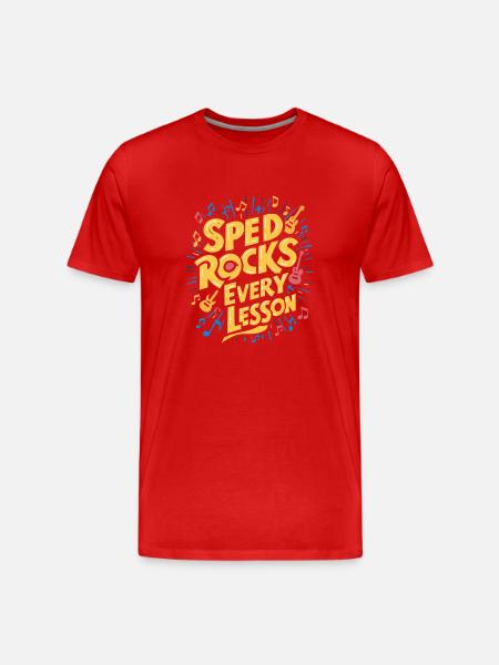 Sonderpädagogik-lehrer "sped Teacher Inclusion" - Men's Premium Organic T-Shirt - red
