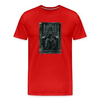 Die Hohepriesterin Tarot - Männer Premium Bio T-Shirt - Rot - Vorne - Damien (186cm)