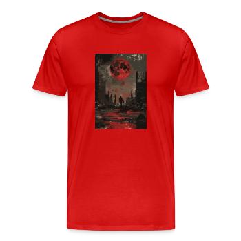 Die Zehn der Kelche Tarot - Männer Premium Bio T-Shirt - Rot - Vorne - Damien (186cm)
