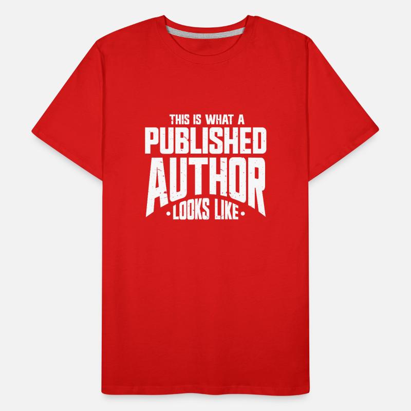 Author Writer Men's Premium Organic T-Shirt