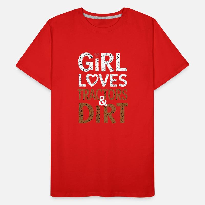 Tractor Pulling Tractor Pulling Tractor Power Farm Männer Premium Bio T-Shirt