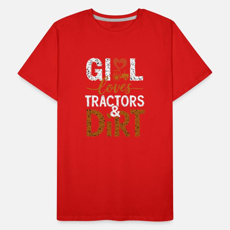 Tractor Pulling Tractor Pulling Tractor Power Farm Männer Premium Bio T-Shirt