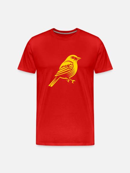 Canary - Men's Premium Organic T-Shirt - red