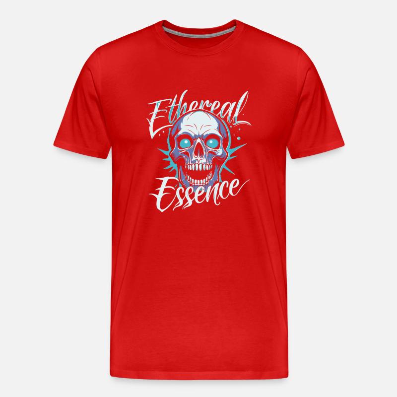 ÄTHERISCHE ESSENZ - Männer Premium Bio T-Shirt - Rot