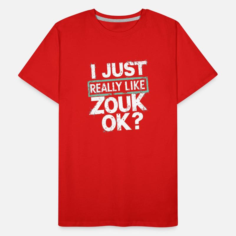 Cadeau de danse Zouk T-shirt bio Premium Homme