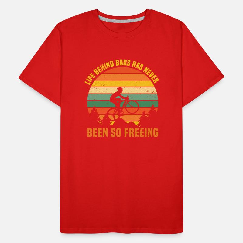 Das Leben hinter Gittern war noch nie so befreiend. Männer Premium Bio T-Shirt