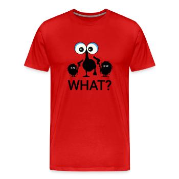 Goose - Men's Premium Organic T-Shirt - red - Front - Damien (186cm)