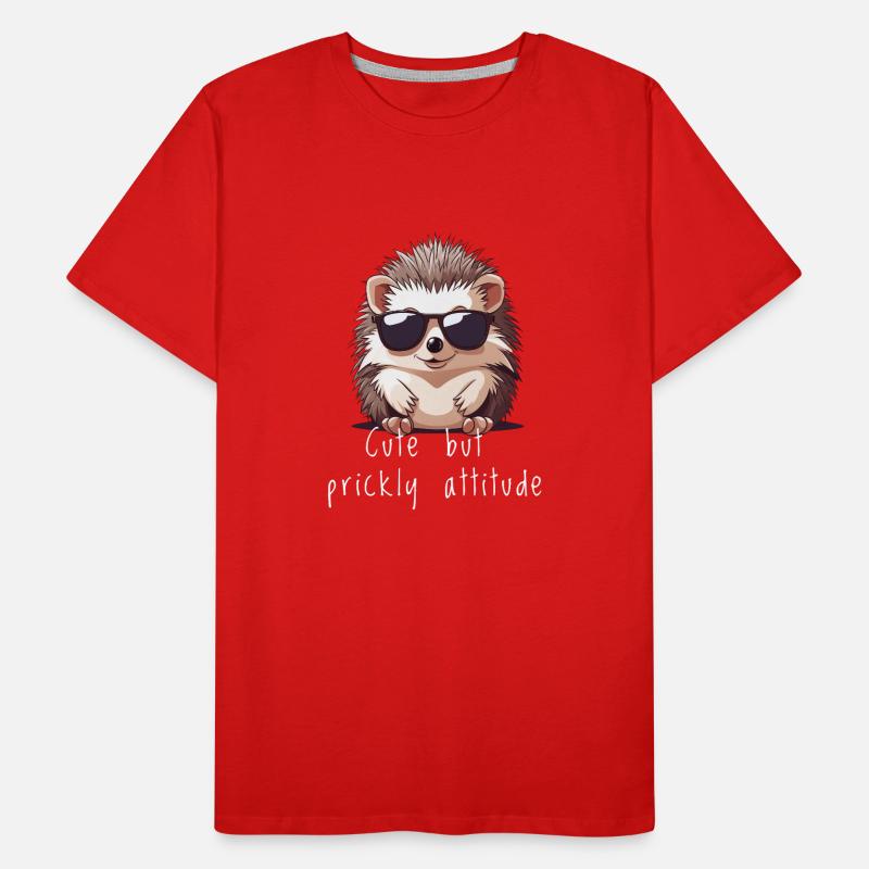 Süßer Igel niedlicher Igel Geschenk Männer Premium Bio T-Shirt