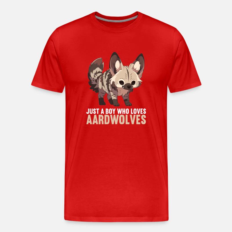 Erdwölfe Erdwolf - Männer Premium Bio T-Shirt - Rot