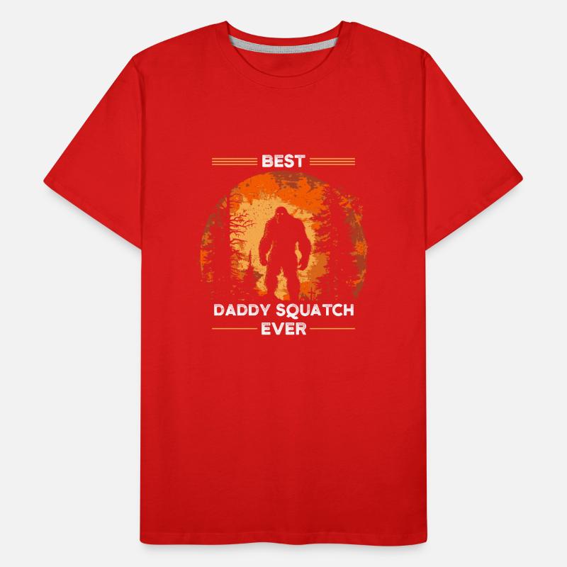 Best Daddy Squatch Ever Men's Premium Organic T-Shirt
