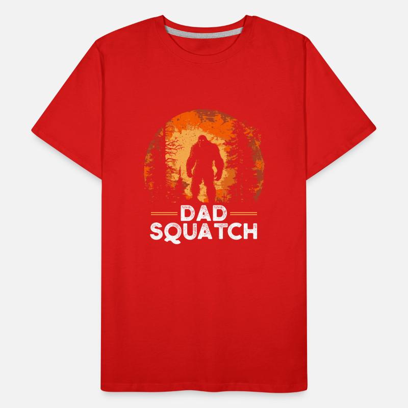 Dad Squatch Männer Premium Bio T-Shirt