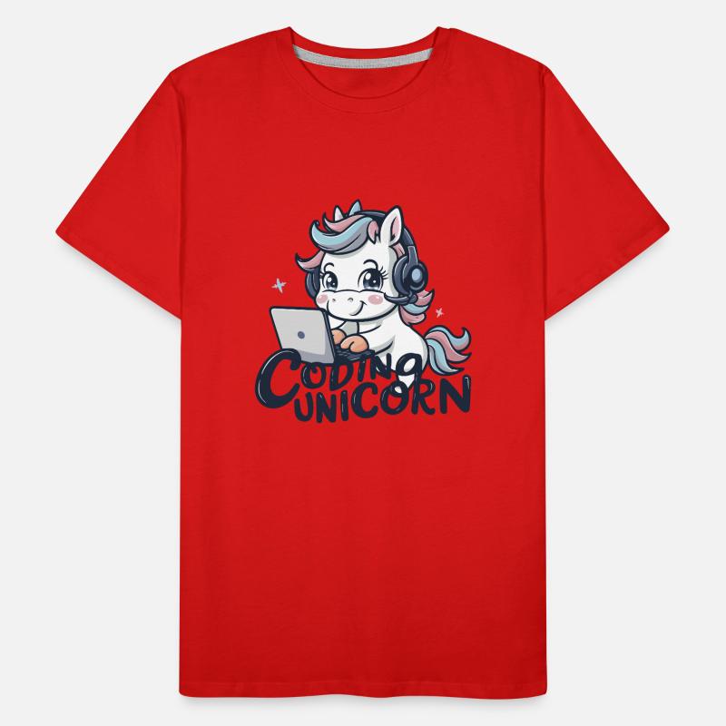 LICORNE DU CODAGE T-shirt bio Premium Homme