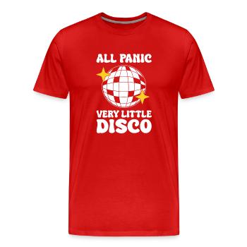 Disco-Liebhaber Ballsaaltänzerin - Männer Premium Bio T-Shirt - Rot - Vorne - Damien (186cm)