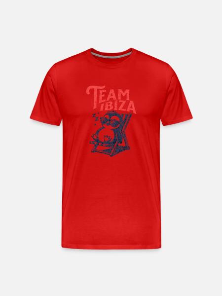 Ibiza Team Ibiza - Men's Premium Organic T-Shirt - red