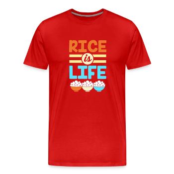 Philippinisch Philippinen - Männer Premium Bio T-Shirt - Rot - Vorne - Damien (186cm)