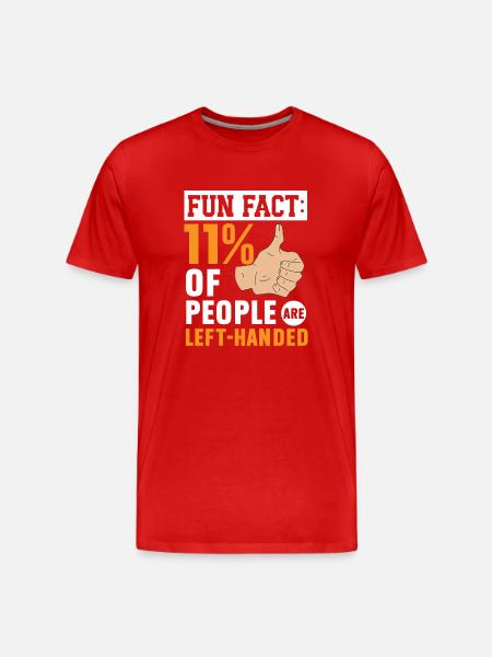 Southpaw - Men's Premium Organic T-Shirt - red