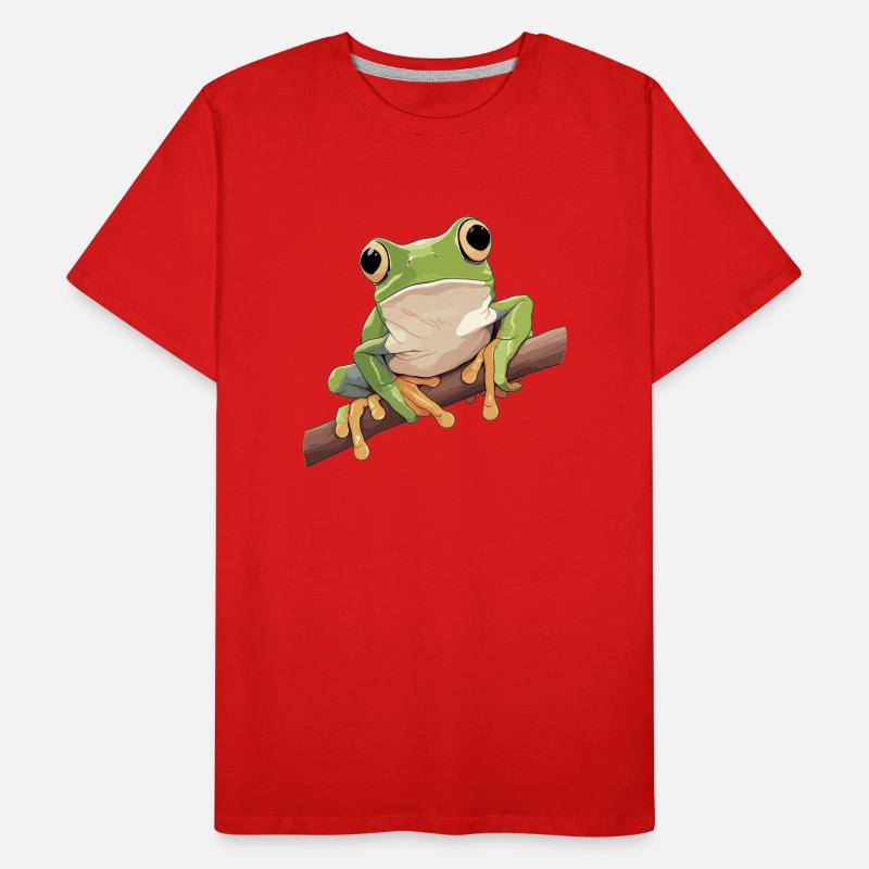 Tree Frog Baumfrösche Baumfrosch Men's Premium Organic T-Shirt