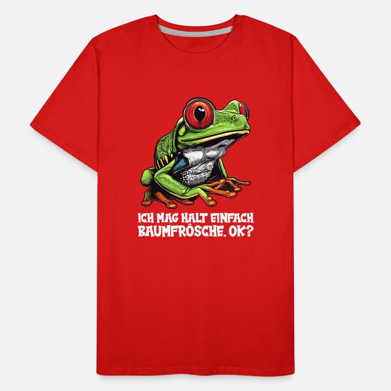 Tree Frog Baumfrösche Baumfrosch Men's Premium Organic T-Shirt