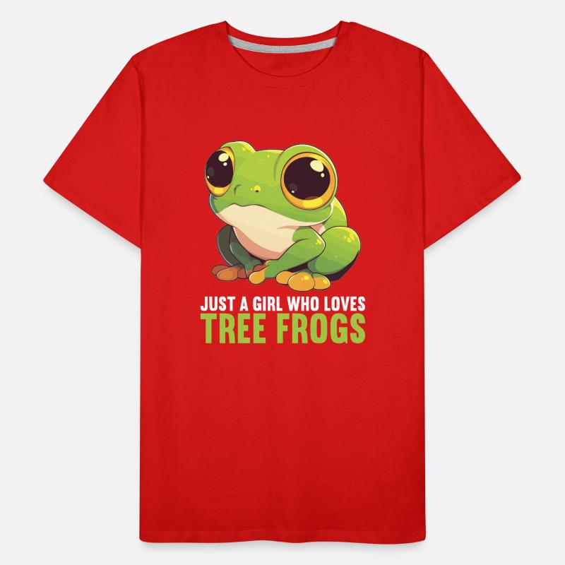 Tree Frog Baumfrösche Baumfrosch Men's Premium Organic T-Shirt