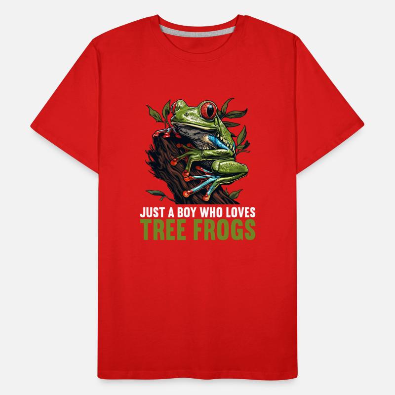 Tree Frog Baumfrösche Baumfrosch Men's Premium Organic T-Shirt