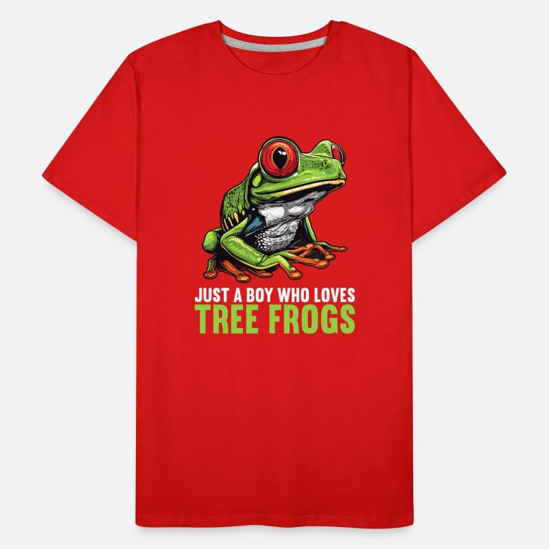 Tree Frog Baumfrösche Baumfrosch Men's Premium Organic T-Shirt