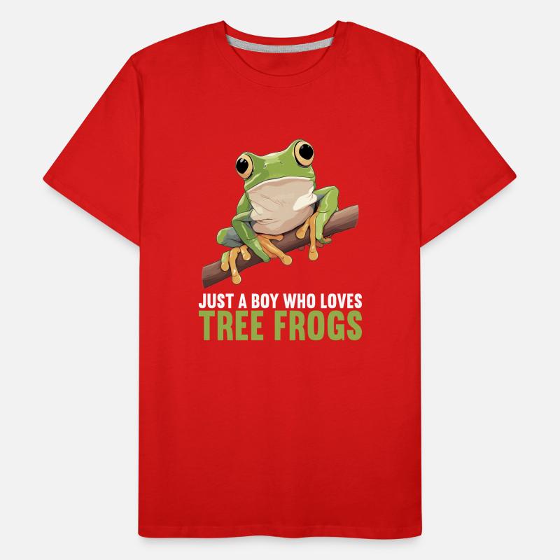 Tree Frog Baumfrösche Baumfrosch Men's Premium Organic T-Shirt