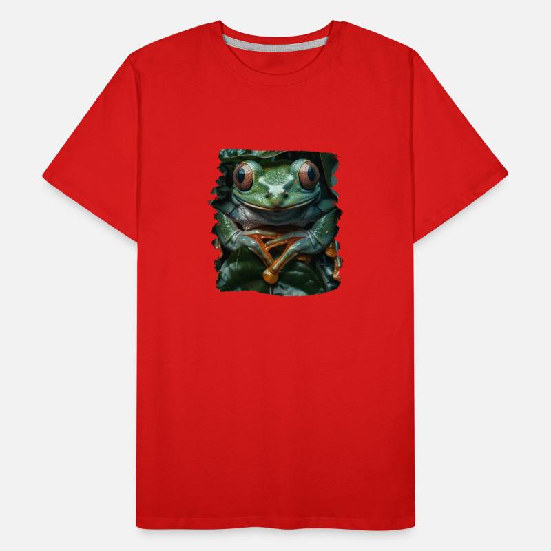 Tree Frog Baumfrösche Baumfrosch Men's Premium Organic T-Shirt