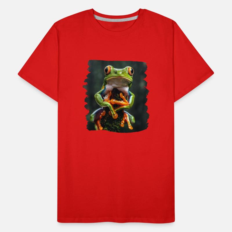 Tree Frog Baumfrösche Baumfrosch Men's Premium Organic T-Shirt