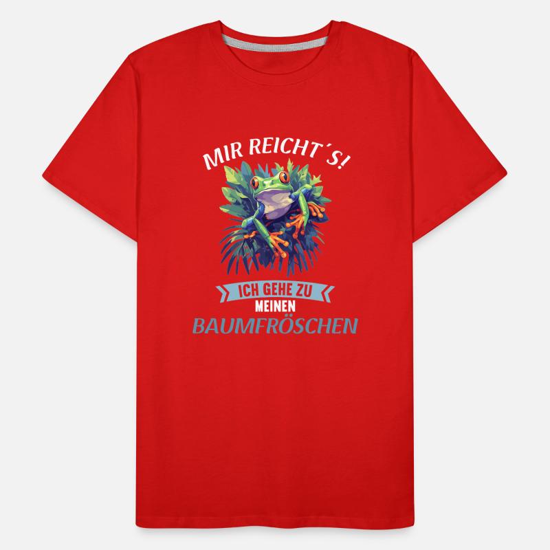 Rainette Baumfrösche Baumfrosch T-shirt bio Premium Homme