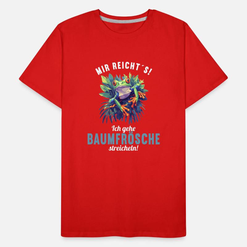 Rainette Baumfrösche Baumfrosch T-shirt bio Premium Homme