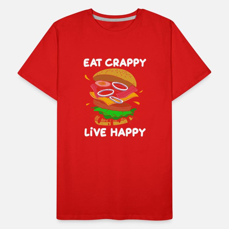 Cheeseburger T-shirt bio Premium Homme