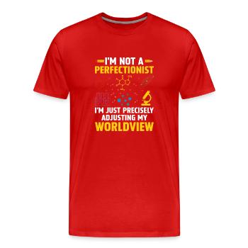Naturwissenschaftliches Lehramt Lehramt Biologie Chemie P - Männer Premium Bio T-Shirt - Rot - Vorne - Damien (186cm)
